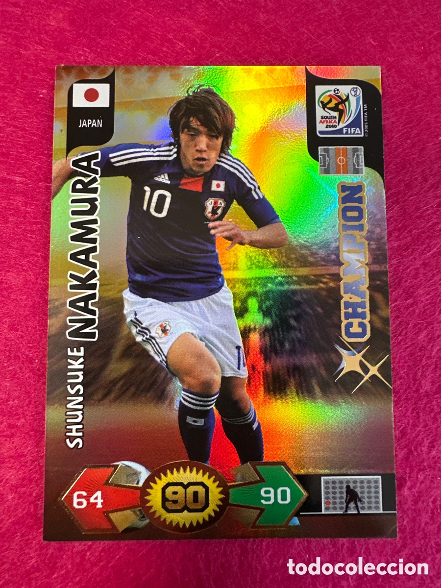 Cromos de F&uacute;tbol: NAKAMURA(JAPON) CHAMPION ADRENALYN FIFA WORLD CUP SOUTH &Aacute;FRICA 2010 PANINI TRADING CARD