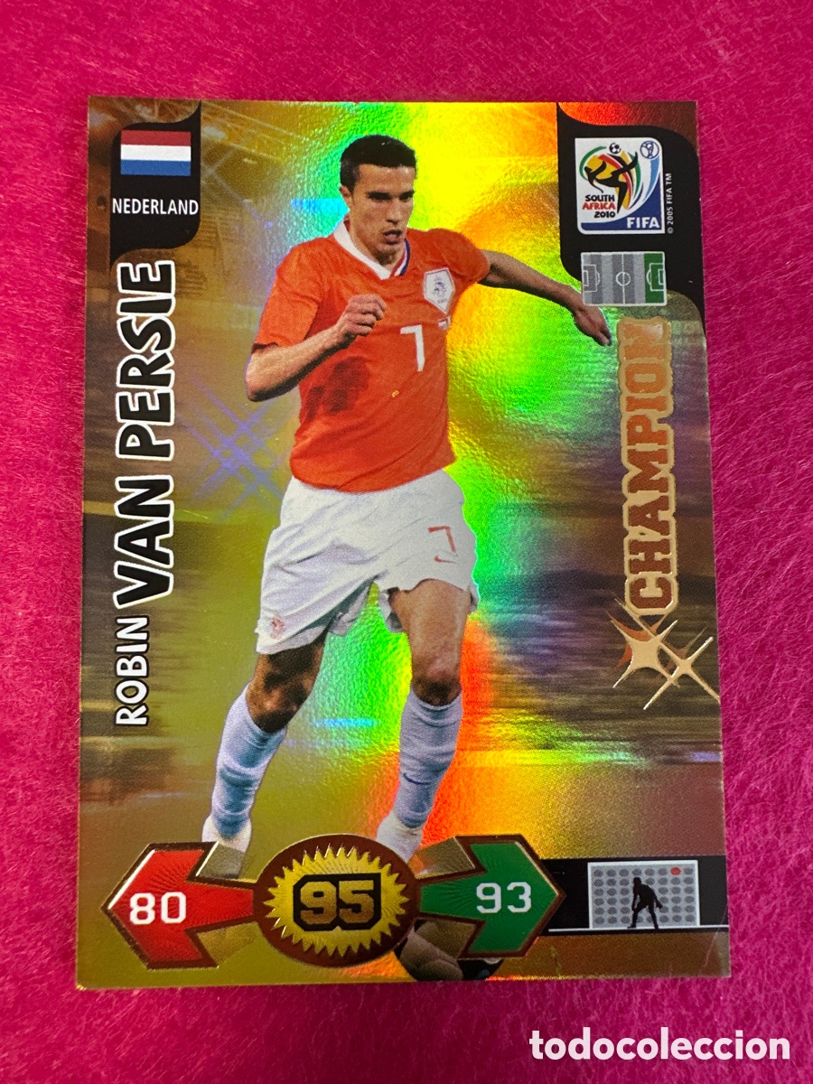 Cromos de F&uacute;tbol: VAN PERSIE (HOLANDA) CHAMPION ADRENALYN FIFA WORLD CUP SOUTH &Aacute;FRICA 2010 PANINI TRADING CARD