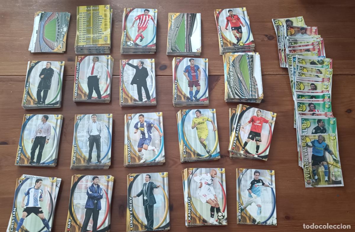 Cromos de F&uacute;tbol: ESPECTACULAR LOTE DE MUNDICROMO 2010 11 - VARIOS EQUIPOS M&Aacute;S DE 60 TOPS