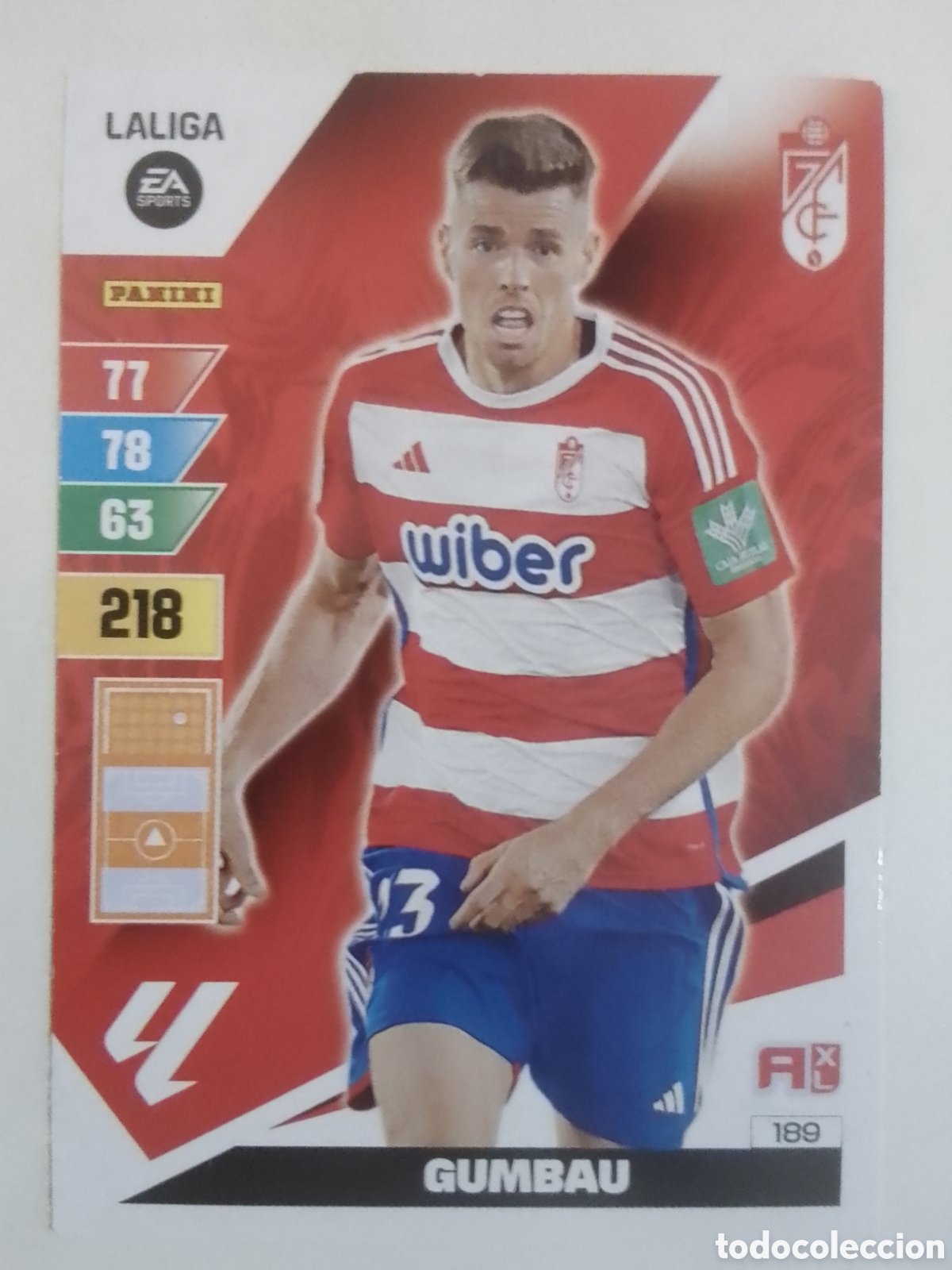 Cromos de F&uacute;tbol: Adrenalyn XL 2023-24 n&deg; 189 Gumbau &bull; Granada.