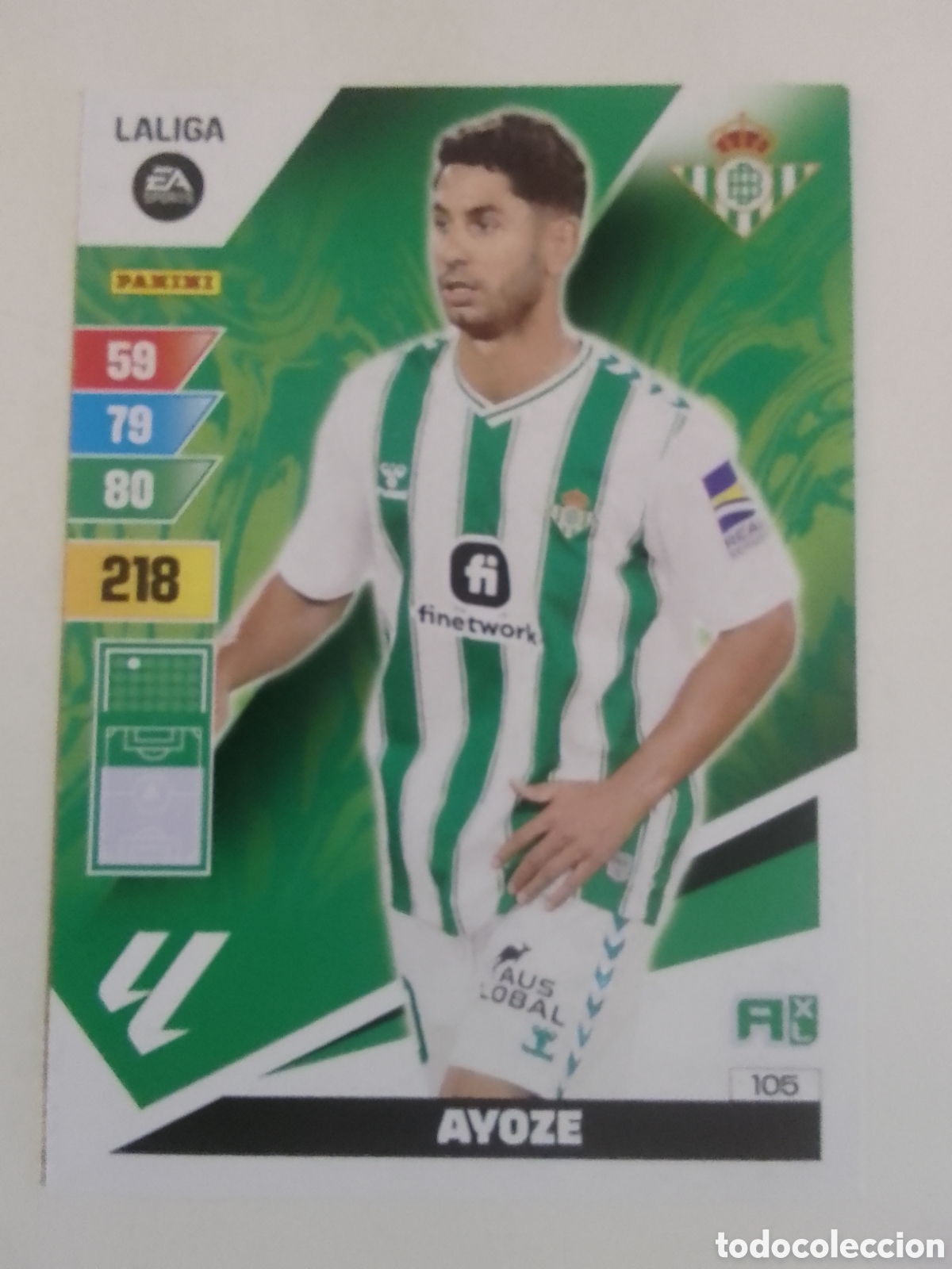 Cromos de F&uacute;tbol: Adrenalyn XL 2023-24 n&deg; 105 Ayoze &bull; Betis.