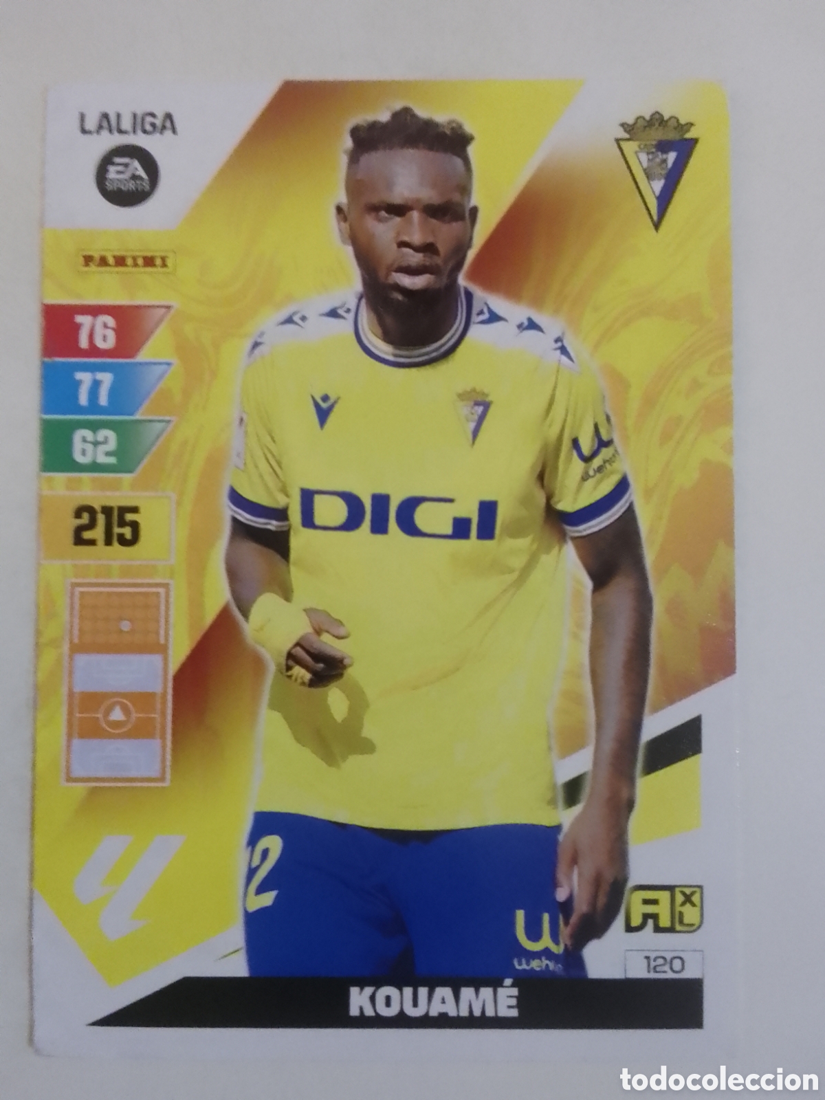 Cromos de F&uacute;tbol: Adrenalyn XL 2023-24 n&deg; 120 Kouam&eacute; &bull; C&aacute;diz.