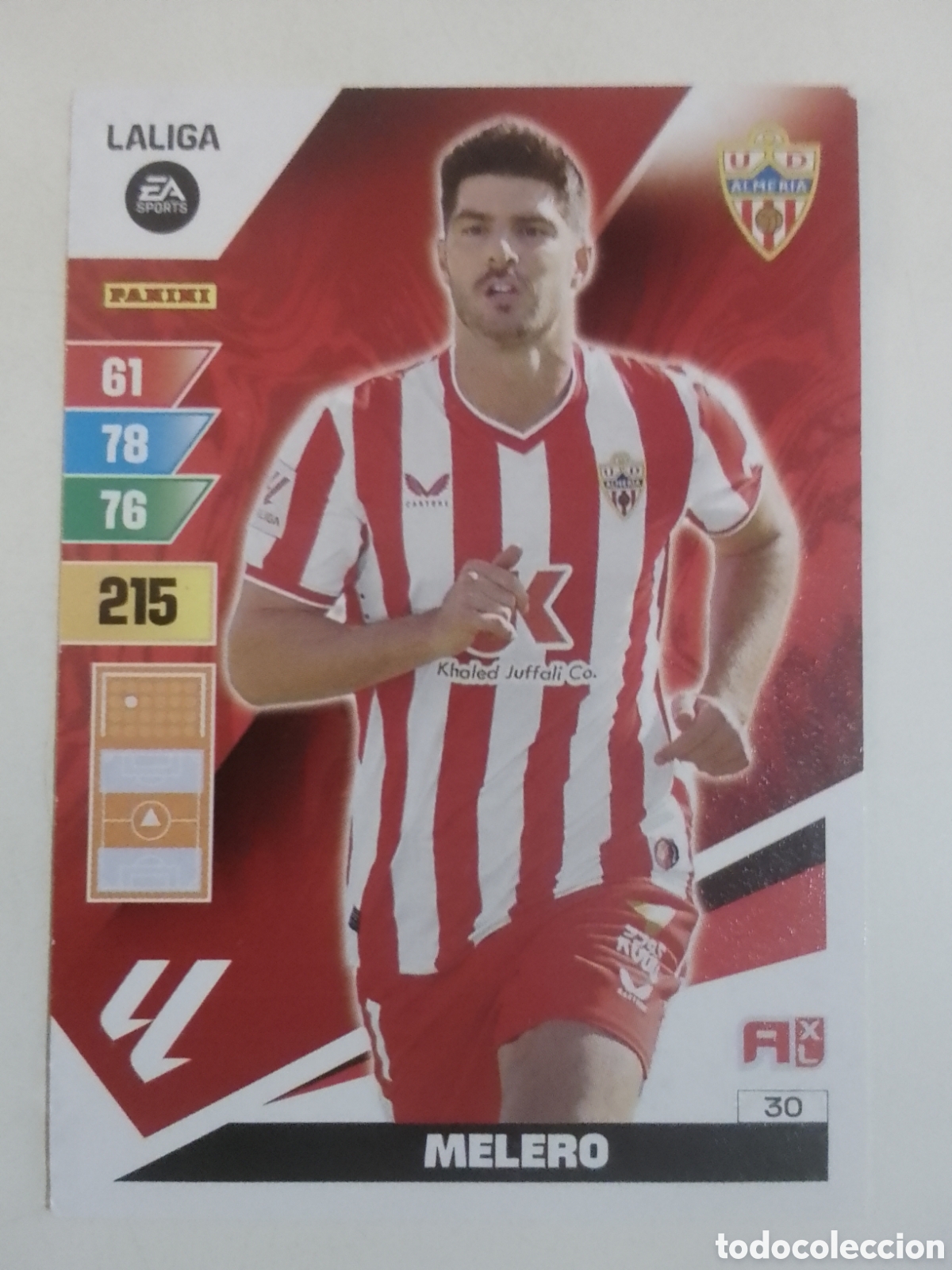 Cartes &agrave; collectionner de Football: Adrenalyn XL 2023-24 n&deg; 30 Melero &bull; Almer&iacute;a.