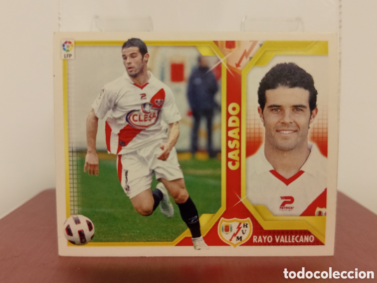 Football Stickers: ❇️ CROMO ⚽ CASADO RAYO VALLECANO 2011 2012 11 12 LIGA ESTE LFP BBVA STICKER SIN PEGAR ❇️