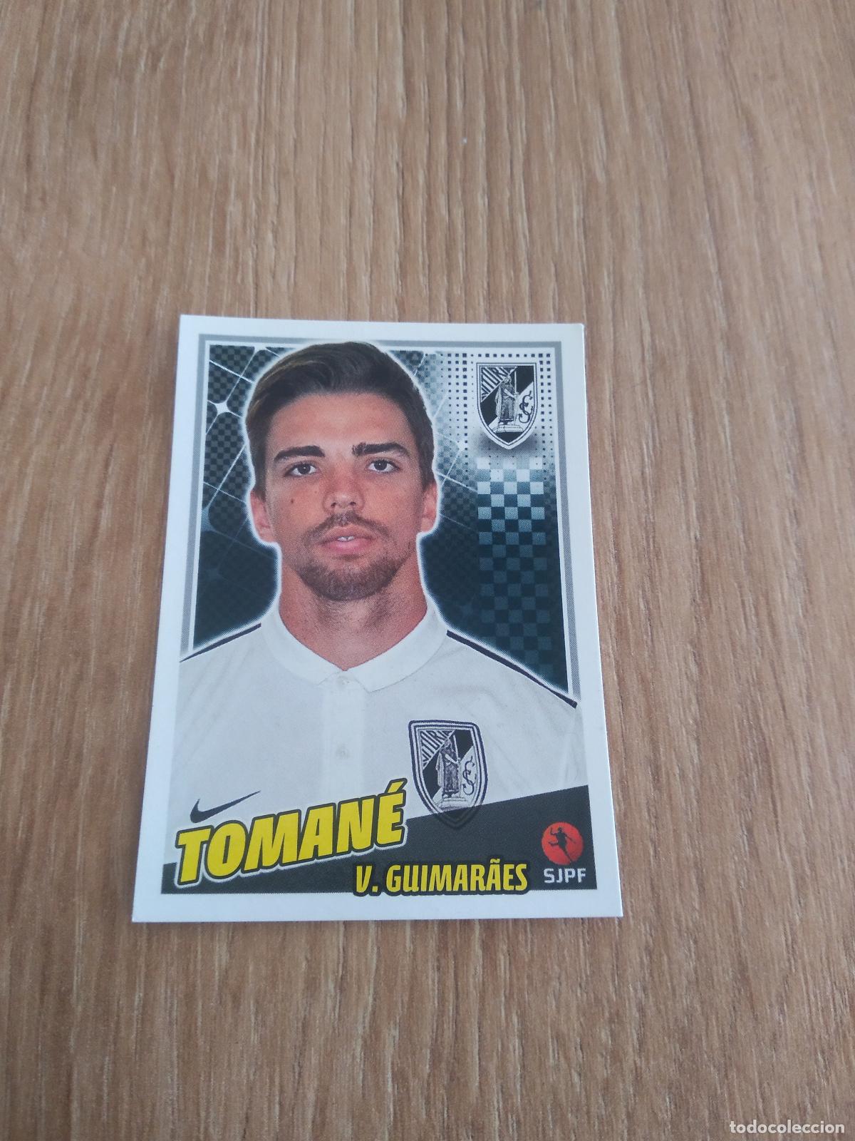 Cromos de F&uacute;tbol: 339 TOMANE VITORIA GUIMARAES CROMO FUTBOL PANINI LIGA PORTUGAL 2015-2016 FUTEBOL 15-16