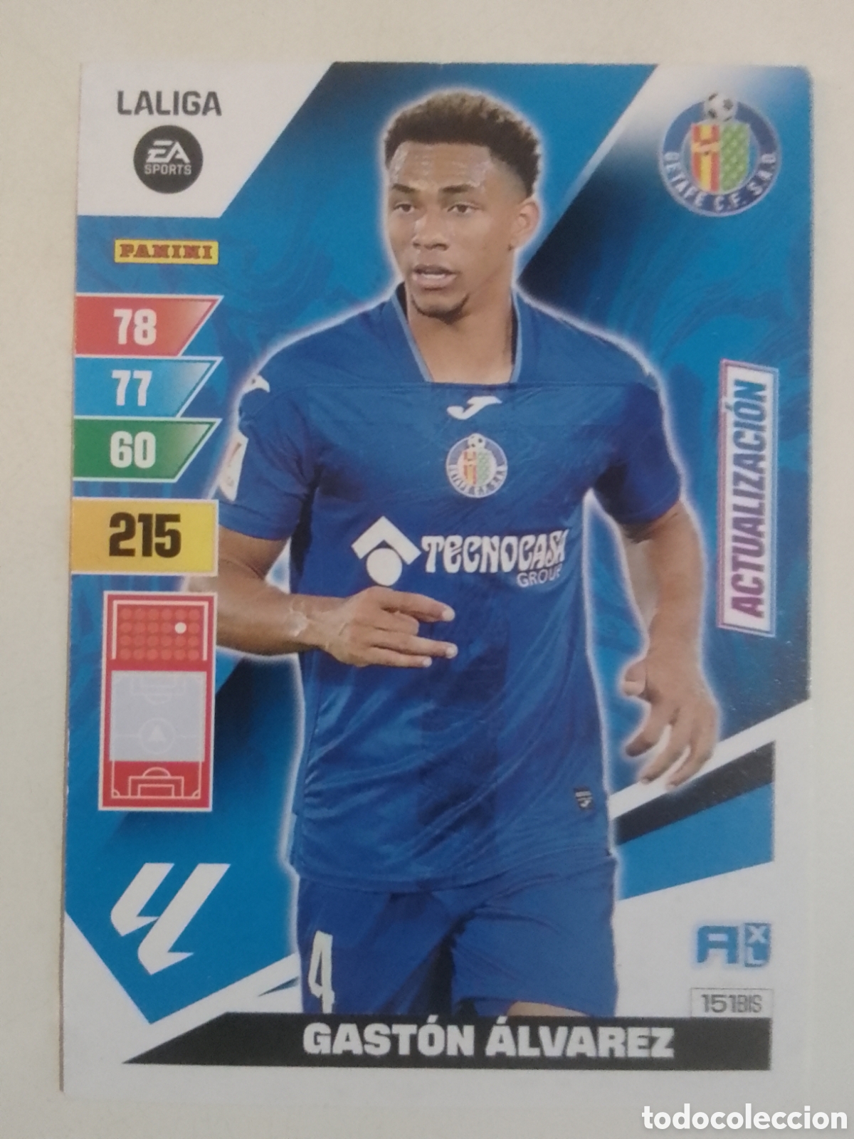 Cromos de F&uacute;tbol: Adrenalyn XL 2023-24 n&deg; 151 BIS Gast&oacute;n &Aacute;lvarez &bull; Getafe. ACTUALIZACI&Oacute;N.