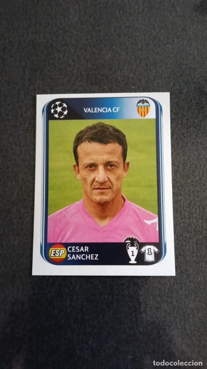Cromos de F&uacute;tbol: Panini Champions 10 11 2010 2011 Cesar Sanchez 159 Valencia
