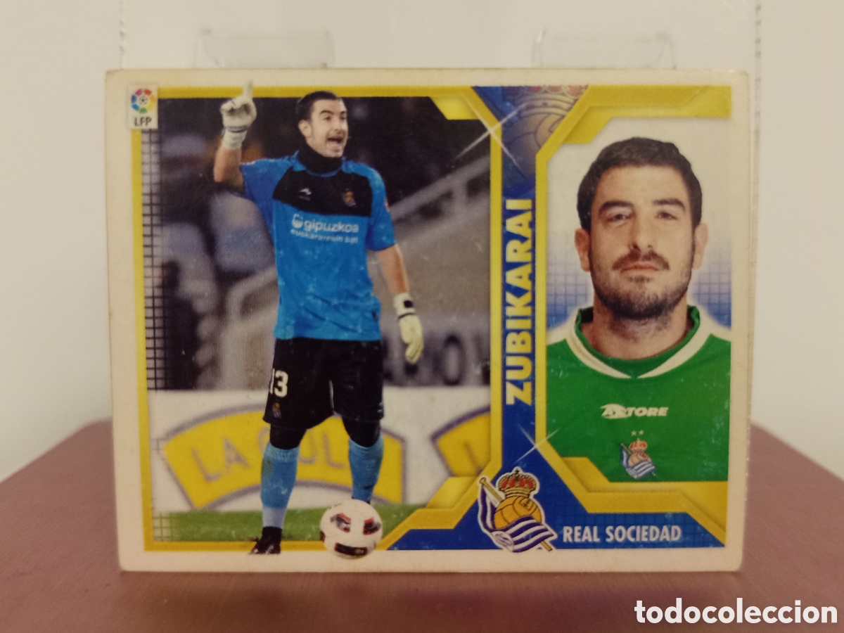 Cromos de F&uacute;tbol: ❇️ CROMO ⚽ ZUBIKARAI REAL SOCIEDAD 2011 2012 11 12 LIGA ESTE LFP BBVA STICKER SIN PEGAR ❇️