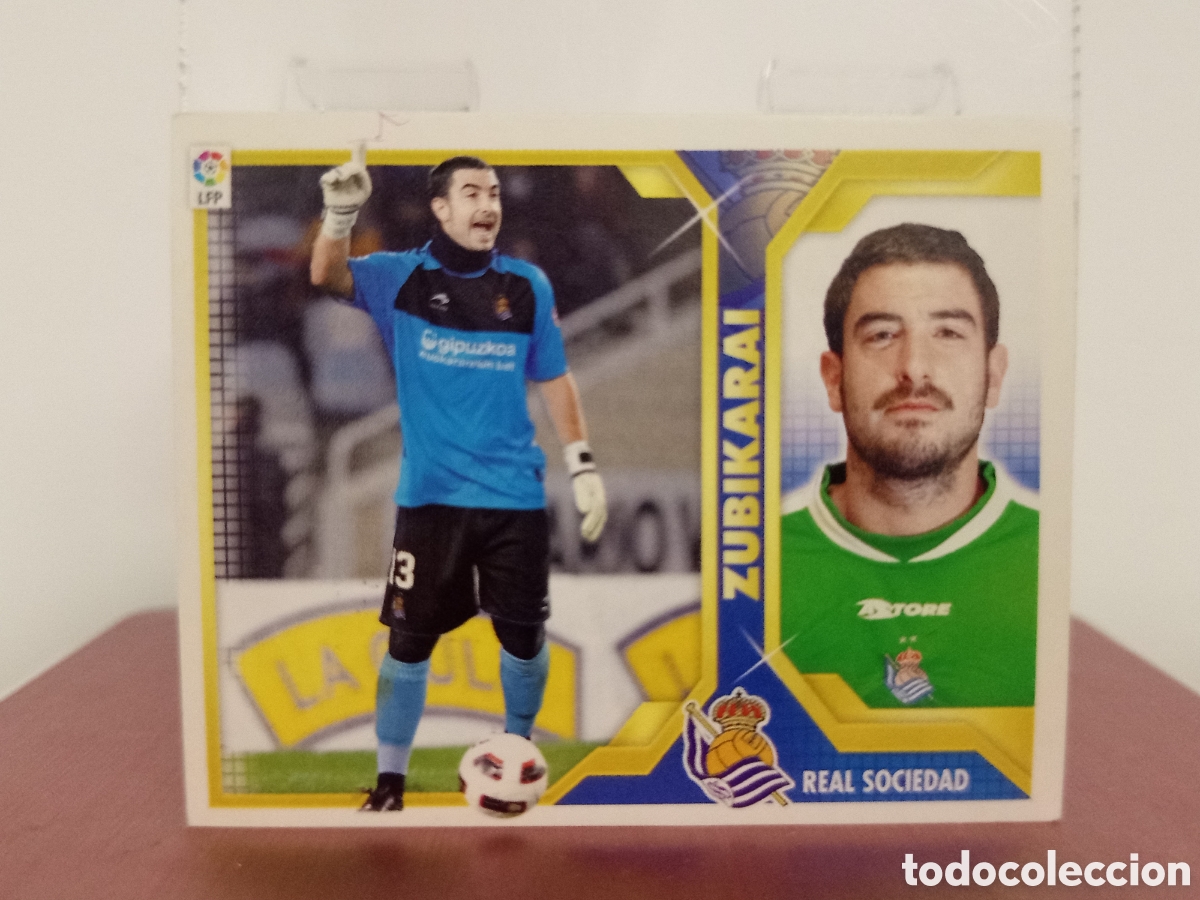 Cromos de F&uacute;tbol: ❇️ CROMO ⚽ ZUBIKARAI REAL SOCIEDAD 2011 2012 11 12 LIGA ESTE LFP BBVA STICKER SIN PEGAR ❇️