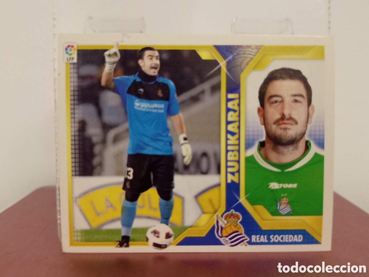Cromos de F&uacute;tbol: ❇️ CROMO ⚽ ZUBIKARAI REAL SOCIEDAD 2011 2012 11 12 LIGA ESTE LFP BBVA STICKER SIN PEGAR ❇️