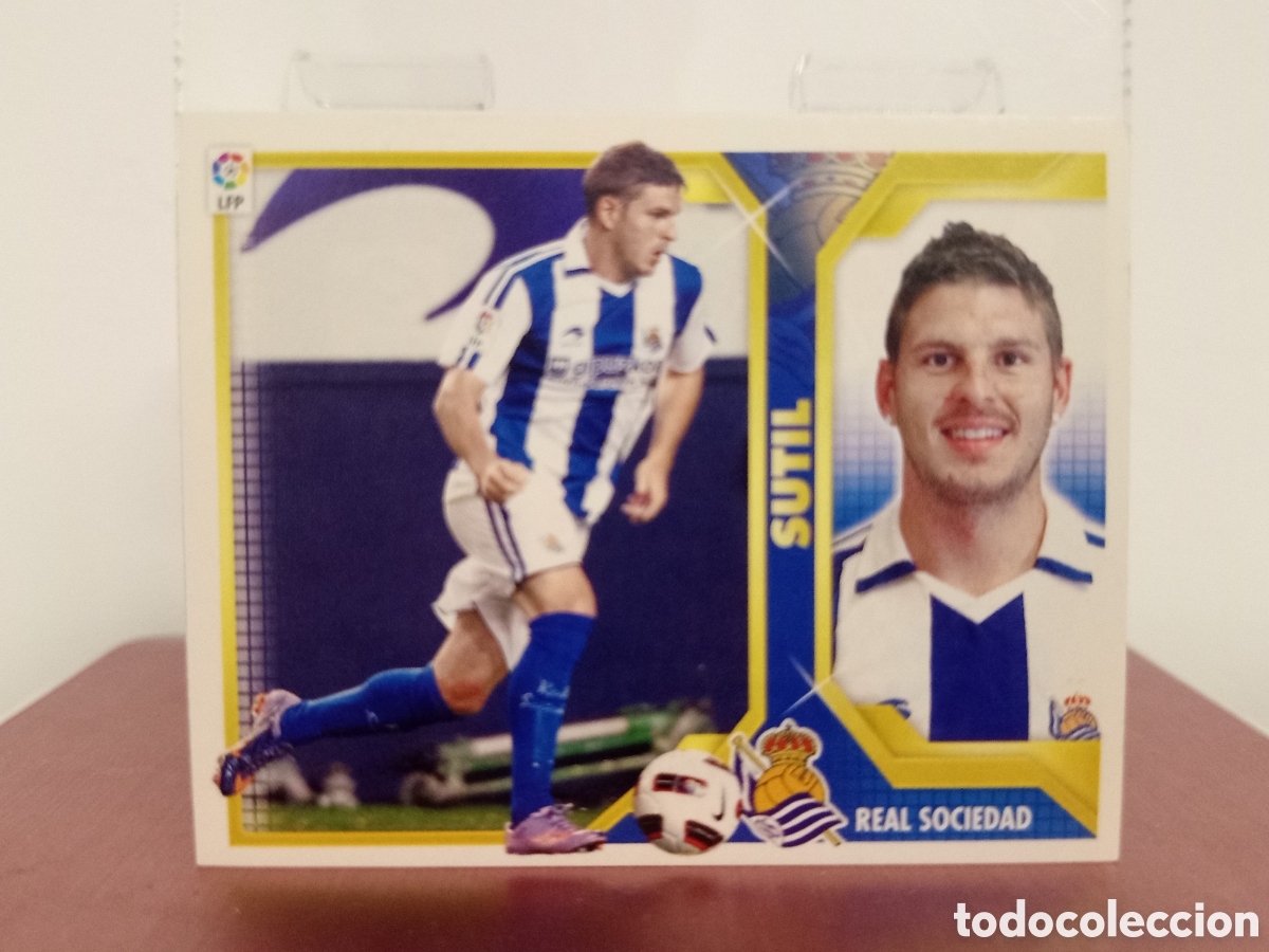 Cromos de F&uacute;tbol: ❇️ CROMO ⚽ SUTIL REAL SOCIEDAD 2011 2012 11 12 LIGA ESTE LFP BBVA STICKER SIN PEGAR ❇️