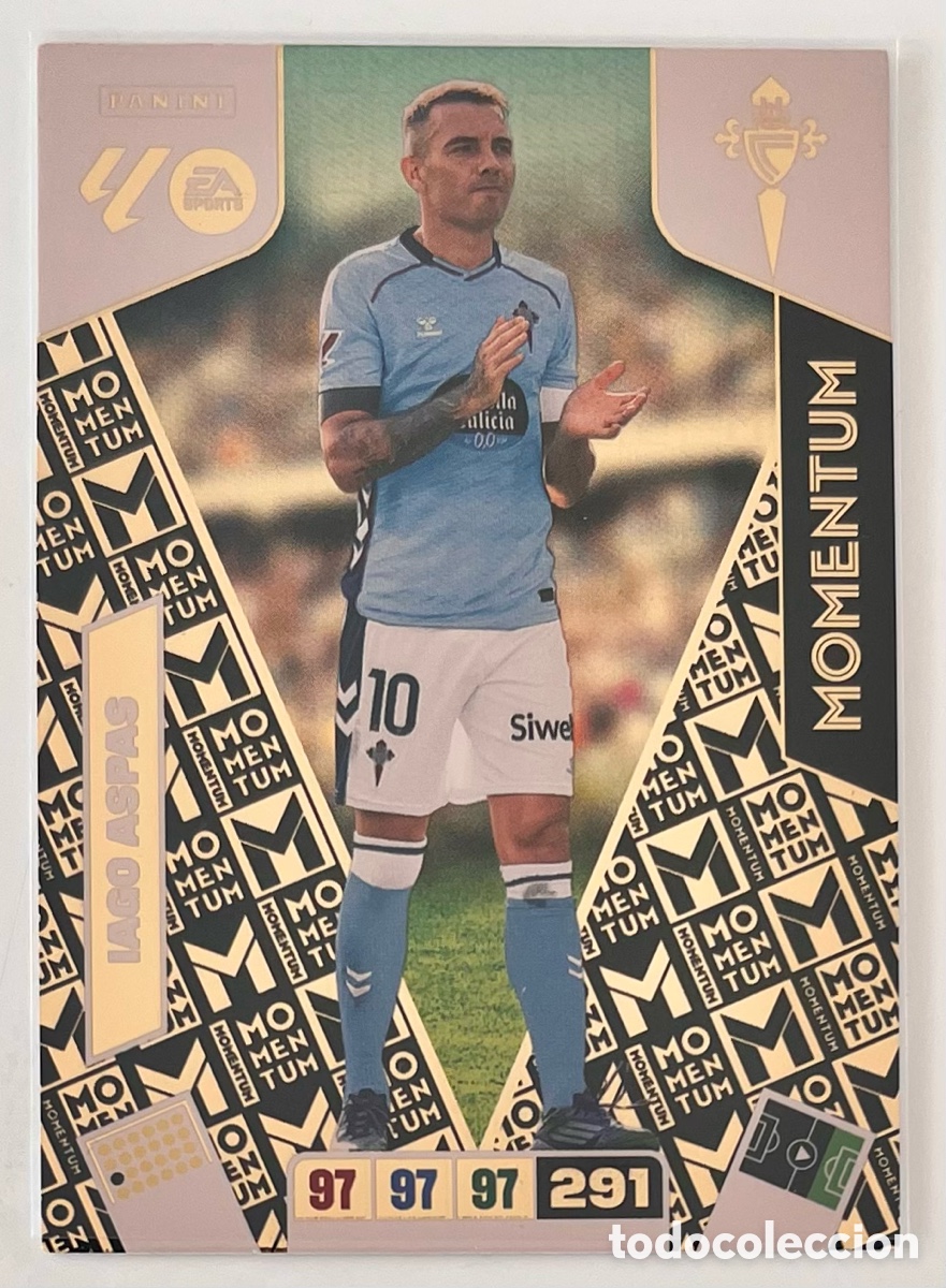 Cromos de F&uacute;tbol: IAGO ASPAS MOMENTUM ADRENALYN 25 26 2025 2026