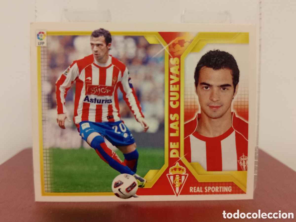 Cartes &agrave; collectionner de Football: ❇️ CROMO ⚽ DE LAS CUEVAS SPORTING DE GIJ&Oacute;N 2011 2012 11 12 LIGA ESTE LFP BBVA STICKER SIN PEGAR ❇️