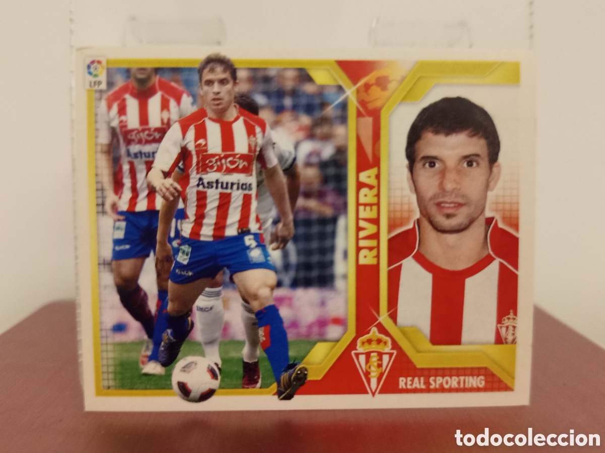 Cartes &agrave; collectionner de Football: ❇️ CROMO ⚽ RIVERA SPORTING DE GIJ&Oacute;N 2011 2012 11 12 LIGA ESTE LFP BBVA STICKER SIN PEGAR ❇️