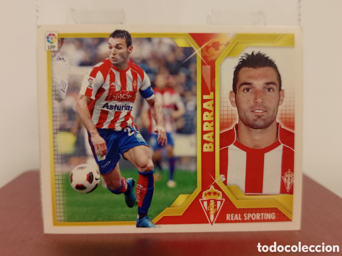 Figurine di Calcio: ❇️ CROMO ⚽ BARRAL SPORTING DE GIJ&Oacute;N 2011 2012 11 12 LIGA ESTE LFP BBVA STICKER SIN PEGAR ❇️