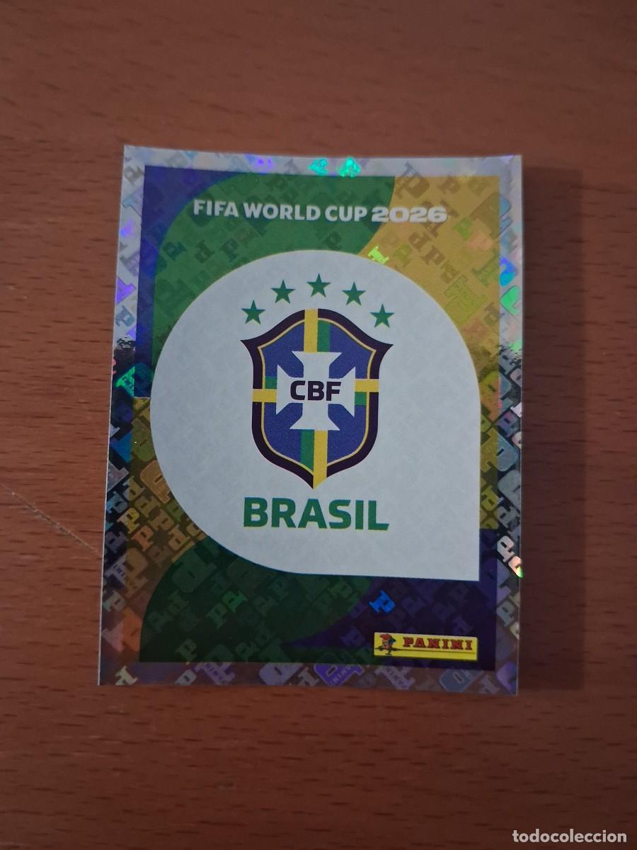 Football Stickers: Fifa World Cup 26 Mundial 2026 BRA 1 Brasil Escudo Logo