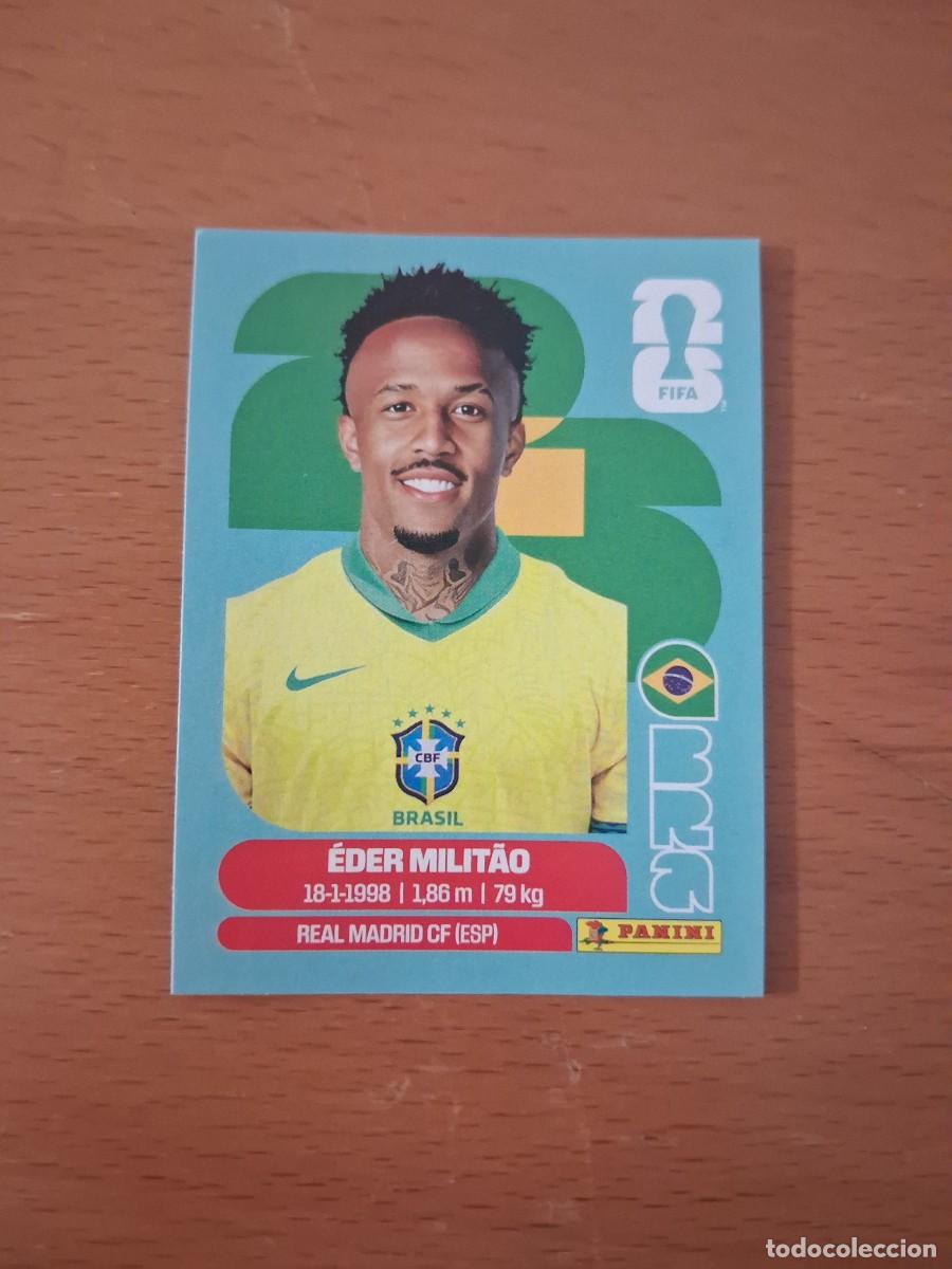 Fu&szlig;ball-Sticker: Fifa World Cup 26 Mundial 2026 BRA 5 Brasil Eder Milit&auml;o