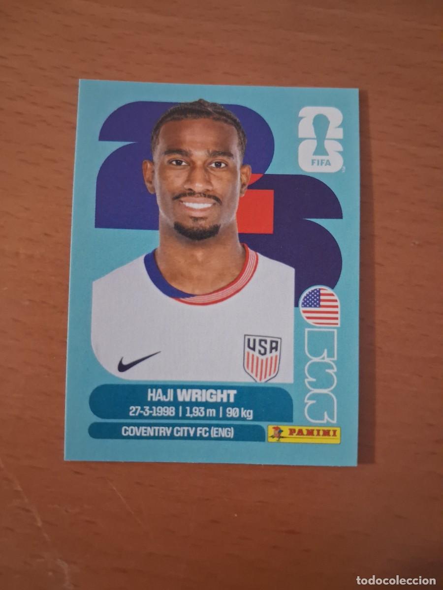 Fu&szlig;ball-Sticker: Fifa World Cup 26 Mundial 2026 USA 19 Estados Unidos Haji Wright