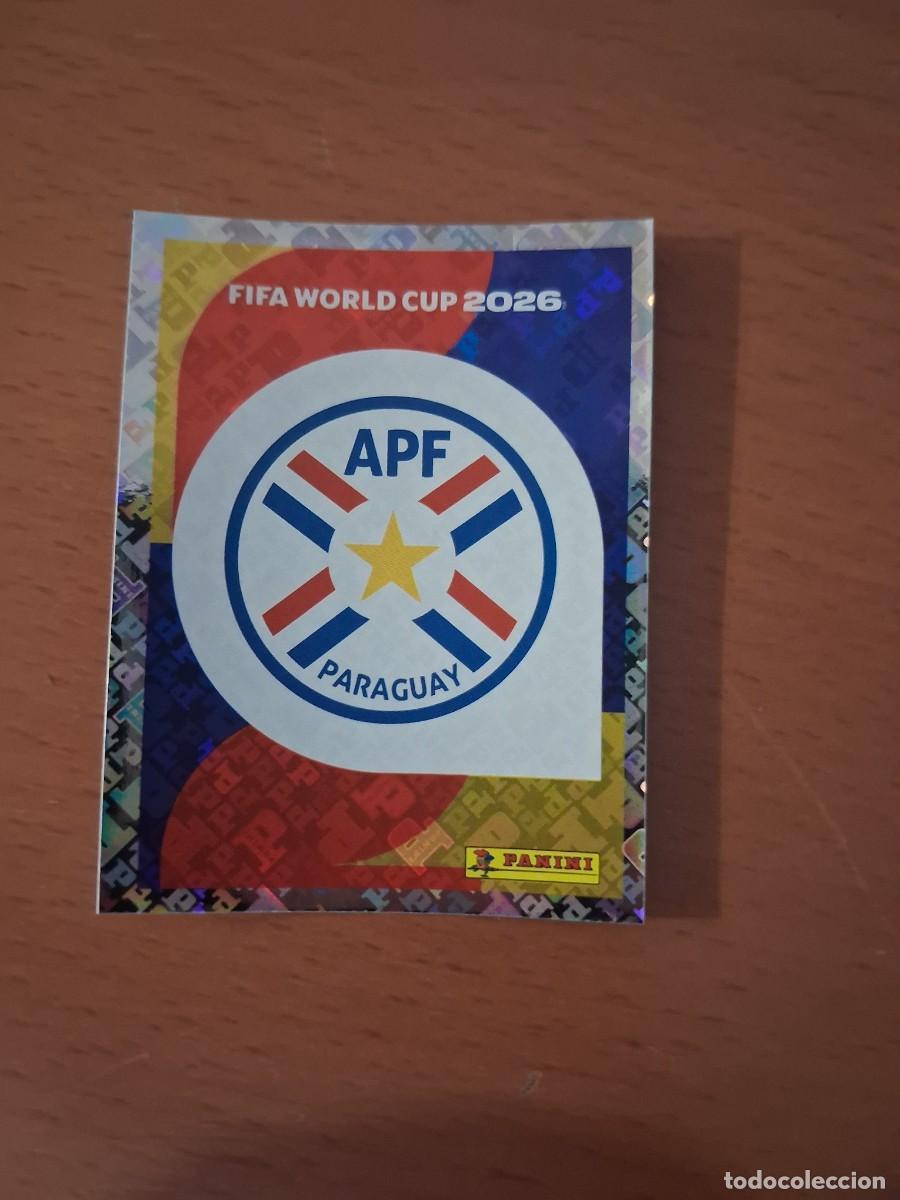 Fu&szlig;ball-Sticker: Fifa World Cup 26 Mundial 2026 PAR 1 Paraguay Escudo Logo