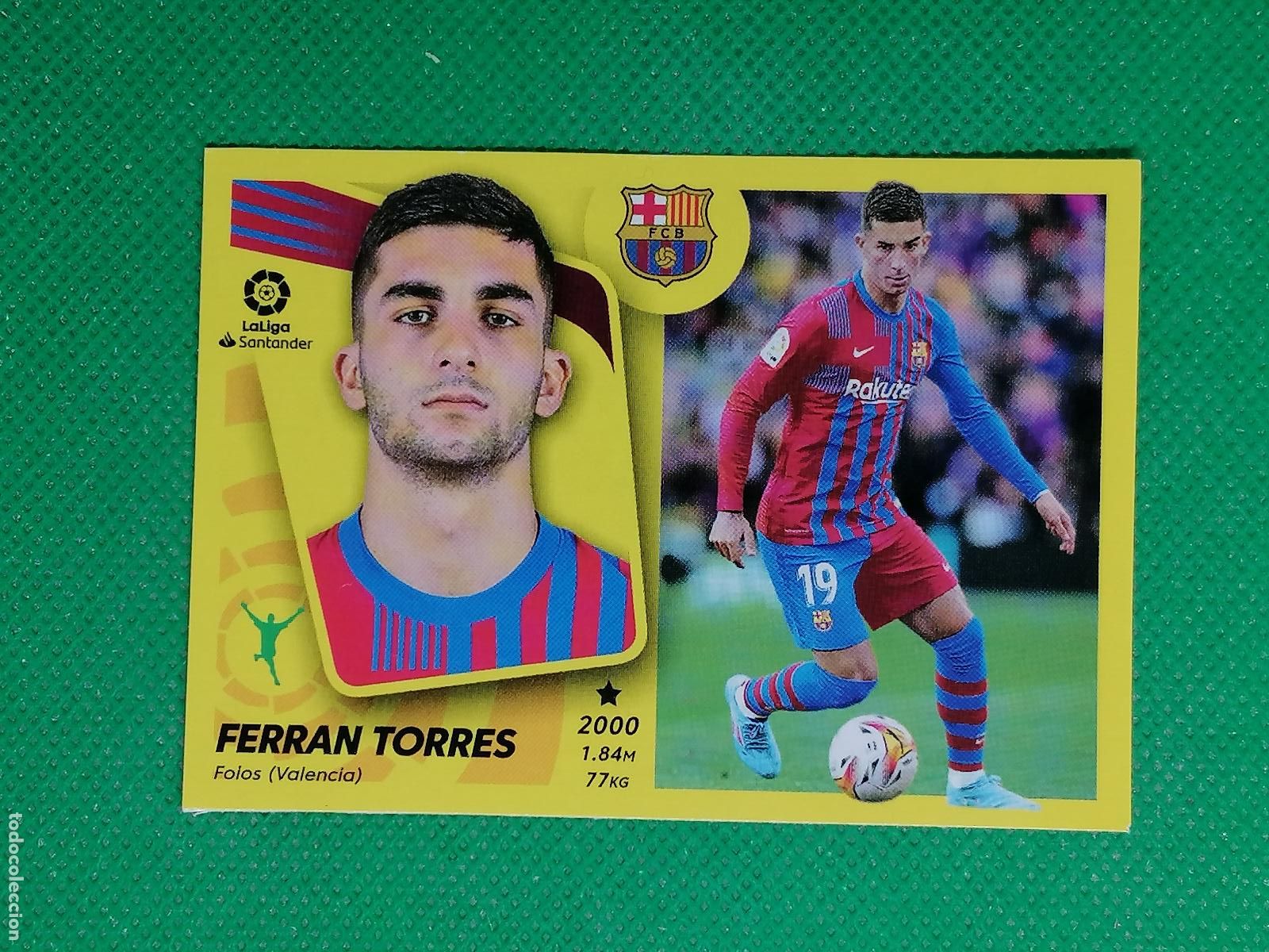 Fu&szlig;ball-Sticker: 11 FERRAN TORRES BARCELONA MERCADO DE INVIERNO ACTUALIZACION ⚽ PANINI LIGA ESTE 21 22 2021 2022 ⚽