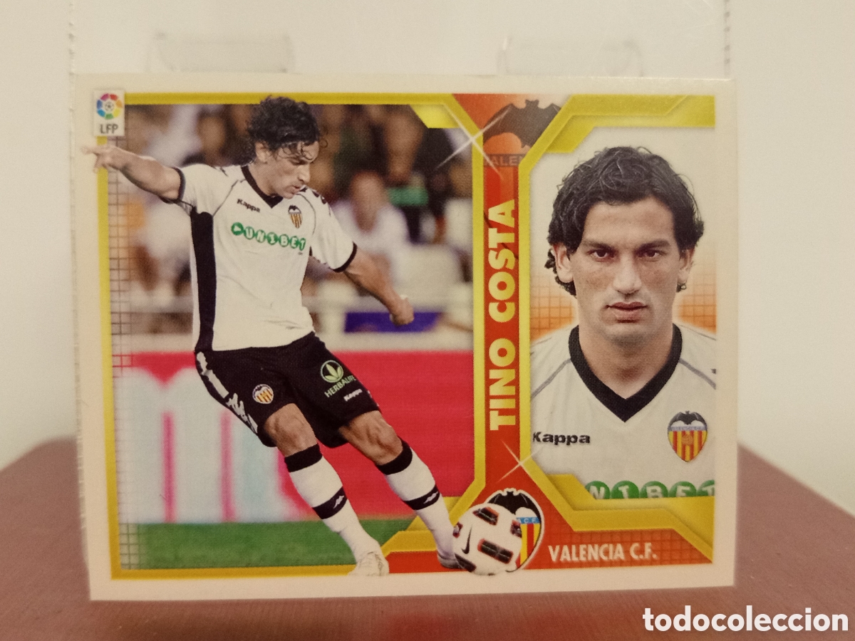 Cromos de F&uacute;tbol: ❇️ CROMO ⚽ TINO COSTA VALENCIA 2011 2012 11 12 LIGA ESTE LFP BBVA STICKER SIN PEGAR ❇️