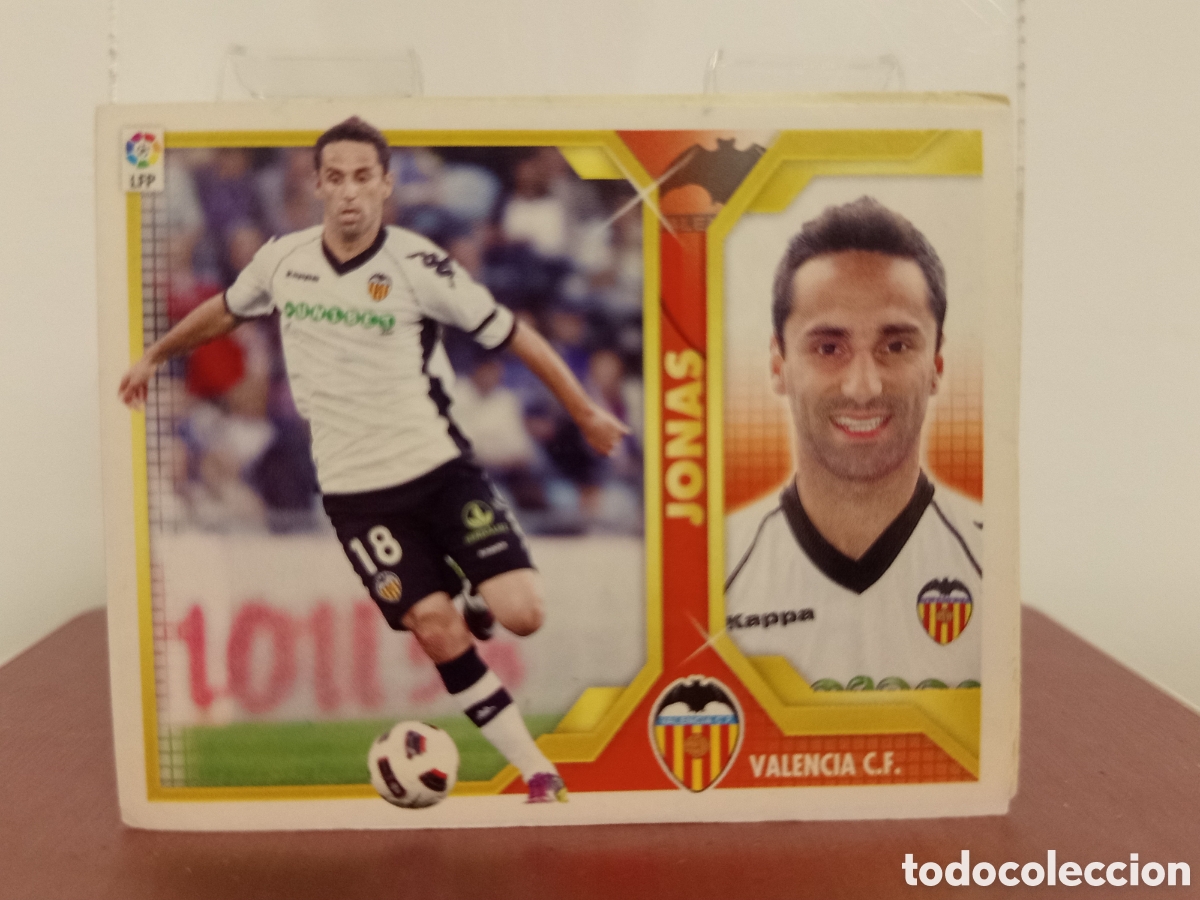 Cromos de F&uacute;tbol: ❇️ CROMO ⚽ JONAS VALENCIA 2011 2012 11 12 LIGA ESTE LFP BBVA STICKER SIN PEGAR ❇️