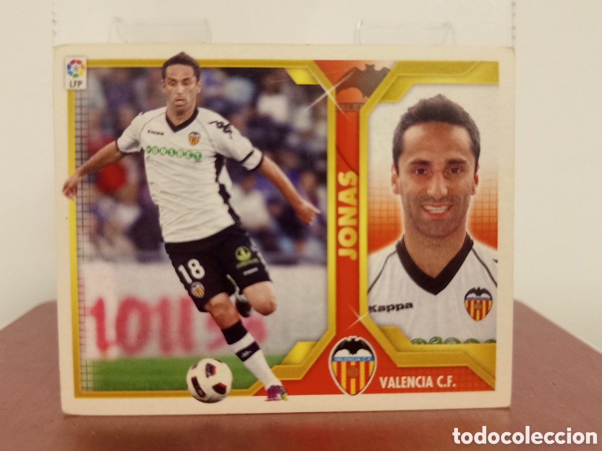 Cromos de F&uacute;tbol: ❇️ CROMO ⚽ JONAS VALENCIA 2011 2012 11 12 LIGA ESTE LFP BBVA STICKER SIN PEGAR ❇️