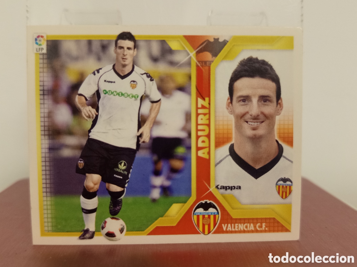 Cromos de F&uacute;tbol: ❇️ CROMO ⚽ ADURIZ VALENCIA 2011 2012 11 12 LIGA ESTE LFP BBVA STICKER SIN PEGAR ❇️