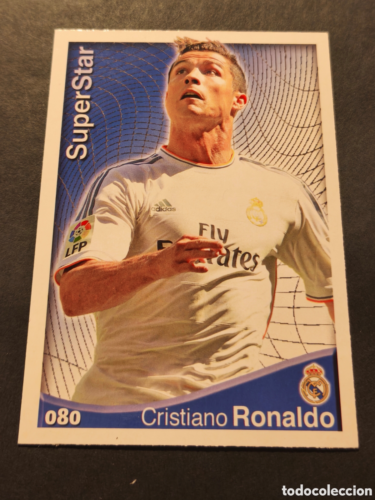 Cromos de F&uacute;tbol: 80 CRISTIANO RONALDO super star MUNDICROMO FICHAS LIGA 2015