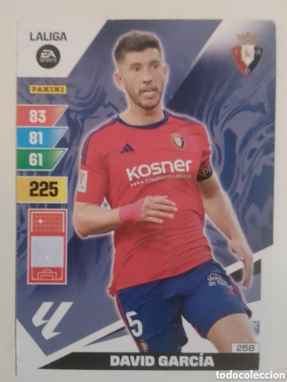 Cromos de F&uacute;tbol: Adrenalyn XL 2023-24 n&deg; 258 David Garc&iacute;a &bull; Osasuna.