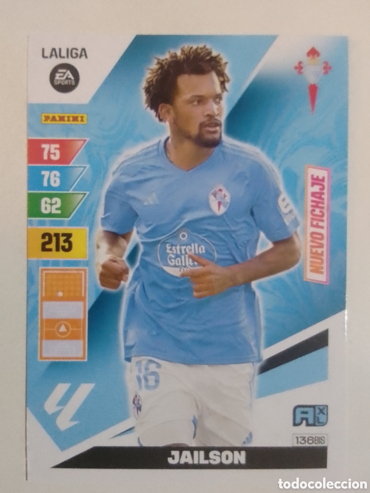 Figurine di Calcio: Adrenalyn XL 2023-24 n&deg; 136 BIS Jailson &bull; Celta. NUEVO FICHAJE.