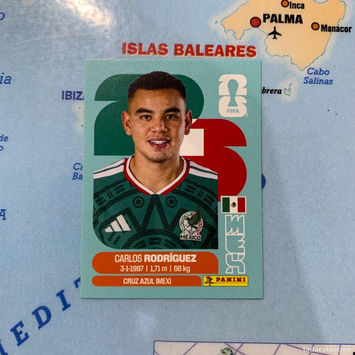 Cromos de F&uacute;tbol: Rodr&iacute;guez numero 9 de Mexico cromo panini Mundial Fifa World Cup 2026