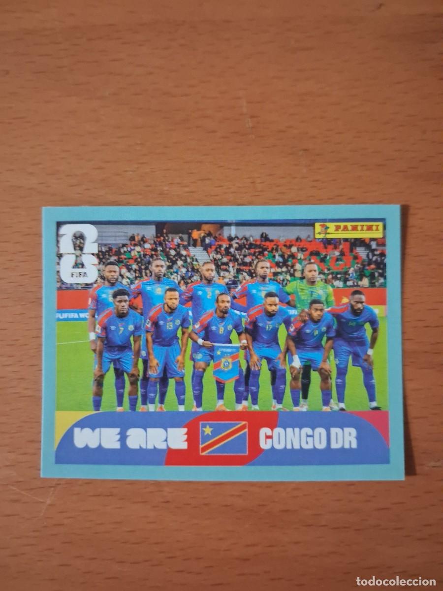 Cromos de F&uacute;tbol: Fifa World Cup 26 Mundial 2026 COD 13 Rep&uacute;blica Democr&aacute;tica del Congo Foto de Equipo Alineacion