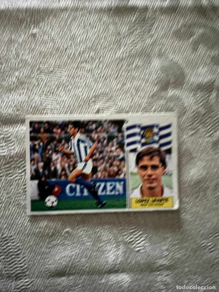 Cromos de F&uacute;tbol: LOPEZ UFARTE REAL SOCIEDAD SIN PEGAR LIGA ESTE 1986/87