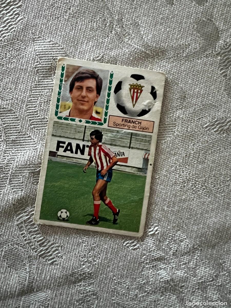 Cromos de Futebol: FRANCH SPORTING DE GIJON FICHAJE 42 BIS LIGA ESTE LIGA FUTBOL 83 84