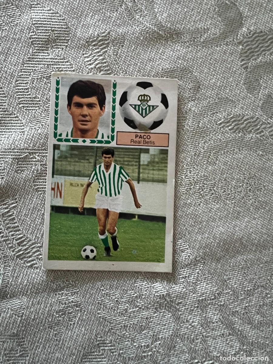 Cromos de F&uacute;tbol: PACO BETIS FICHAJE 41 LIGA ESTE LIGA FUTBOL 83 84