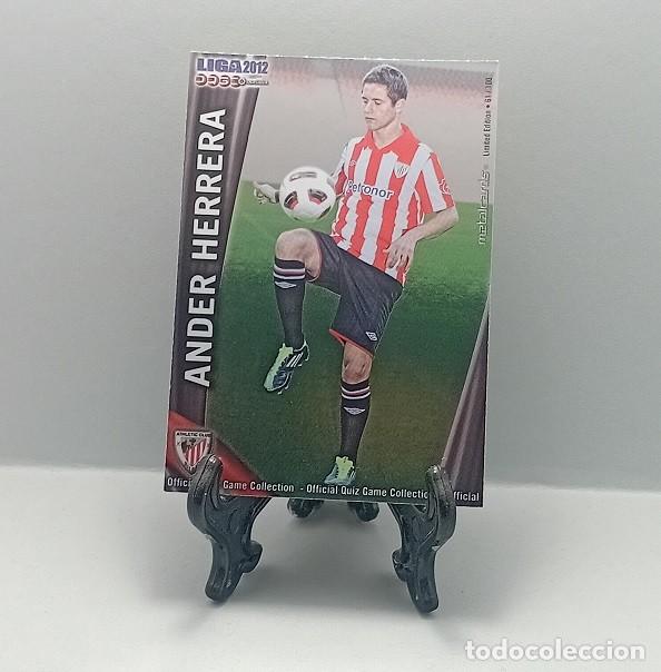 Cromos de F&uacute;tbol: 153 ANDER HERRERA ATHLETIC CLUB QUIZ GAME MUNDICROMO 2011 2012 METALCARD LIMITED EDITION 61/100
