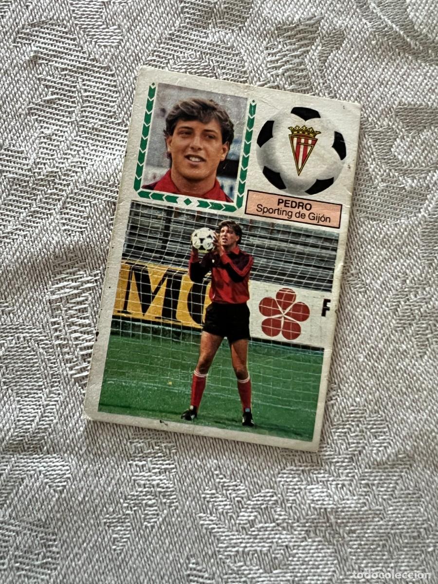 Cromos de F&uacute;tbol: PEDRO SPORTING DE GIJON FICHAJE 36 ESTE LIGA FUTBOL 83 84