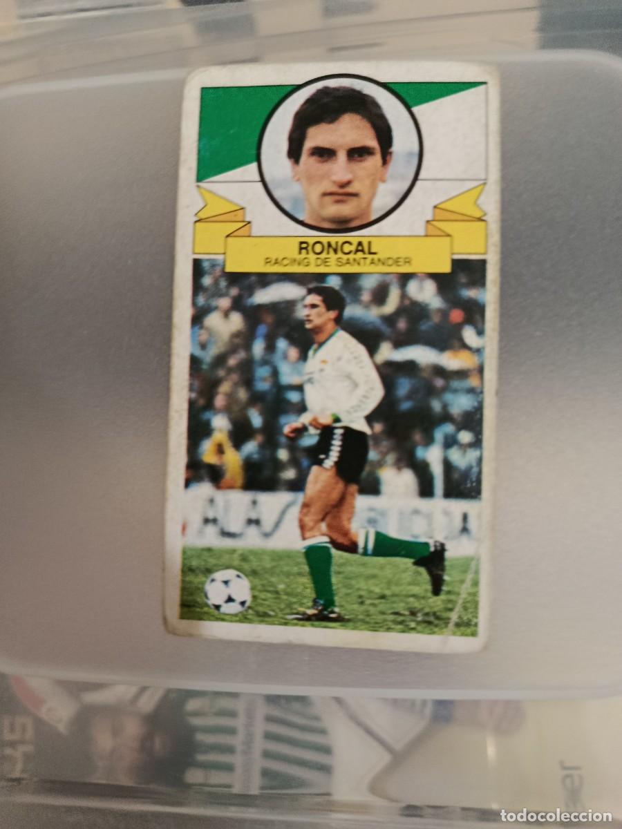 Cromos de F&uacute;tbol: Cromo liga este 85/86. Roncal. Racing. Nunca pegado.