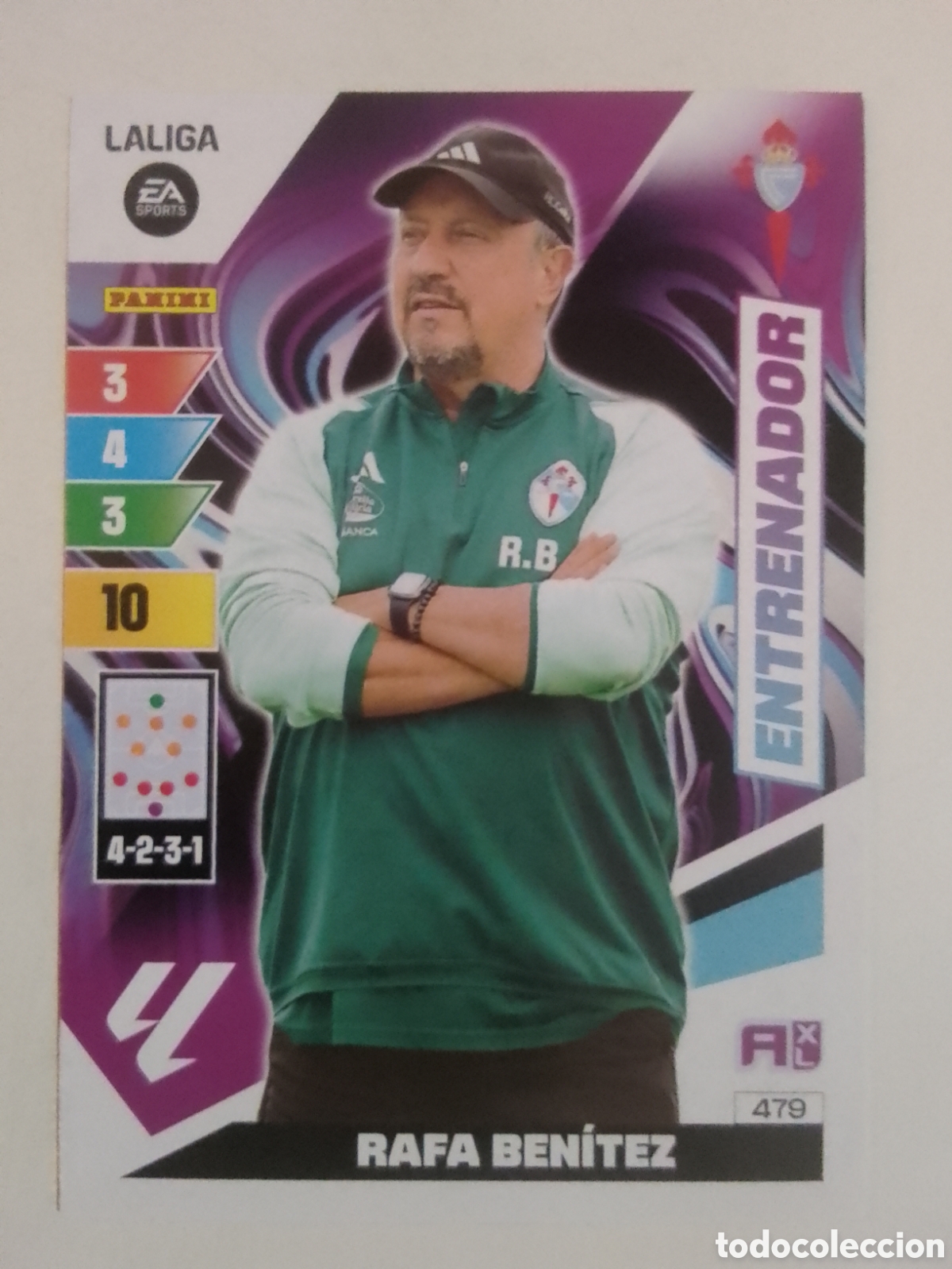 Cromos de F&uacute;tbol: Adrenalyn XL 2023-24 n&deg; 479 Rafa Ben&iacute;tez &bull; Celta.