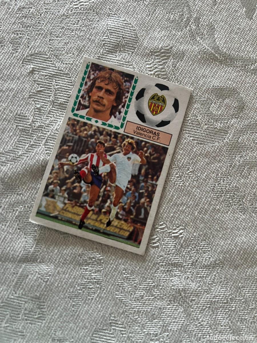Cromos de F&uacute;tbol: IDIGORAS VALENCIA C. F. COLOCA LIGA ESTE 1983 1984 83 84