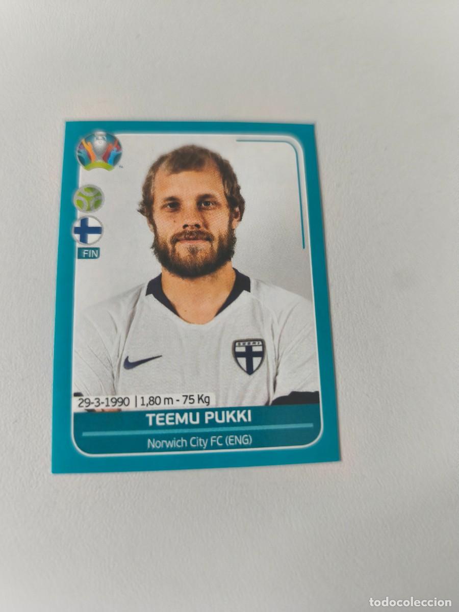 Cromos de F&uacute;tbol: UEFA EURO 2020 PREVIEW EUROCOPA PANINI TEEMU PUKKI 24 FIN FINDLANDIA CRM2