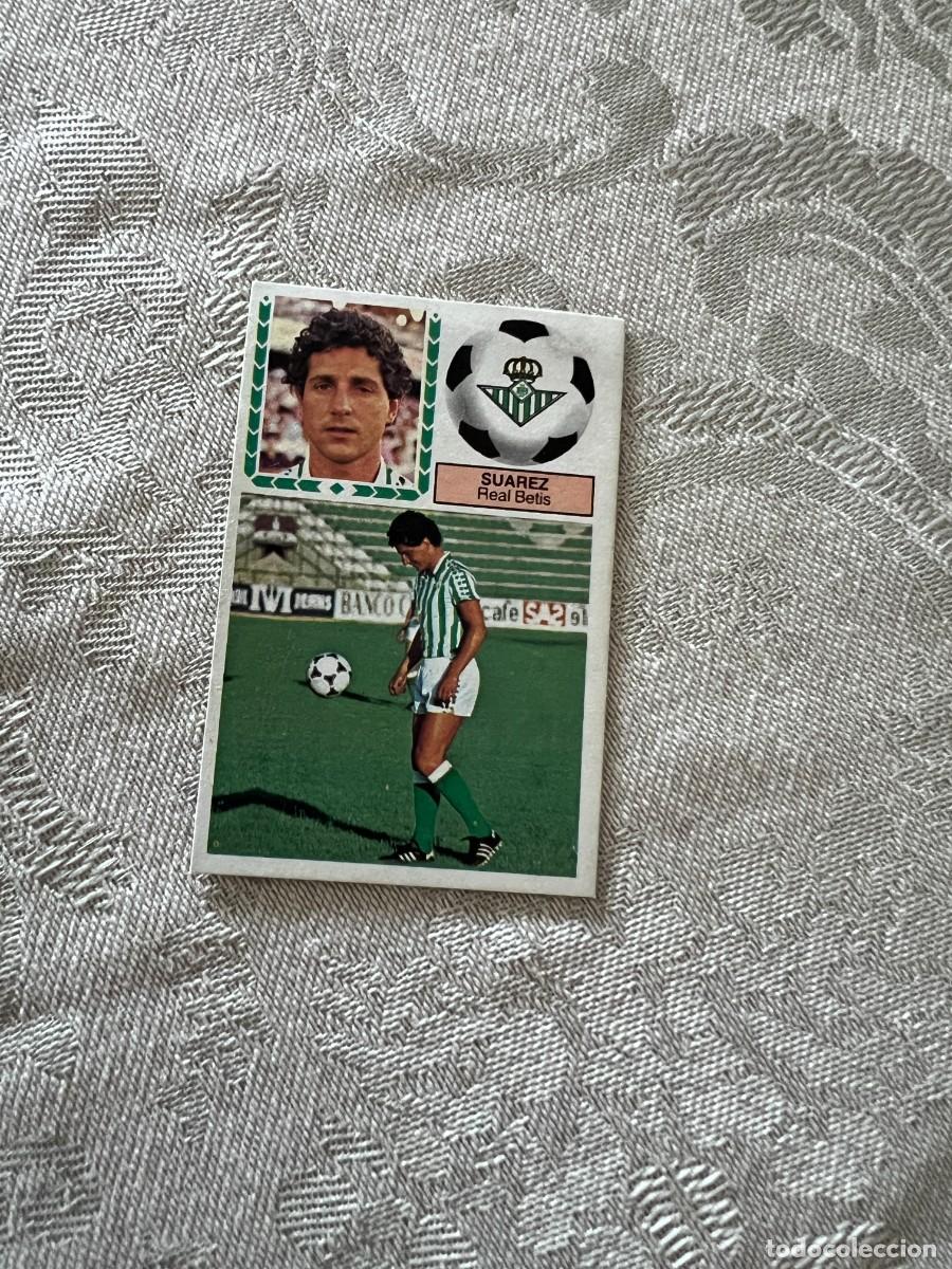 Cromos de F&uacute;tbol: SU&Aacute;REZ REAL BETIS BALOMPIE FICHAJE 14 VERSION II 1983-84 EDICIONES ESTE 83-84