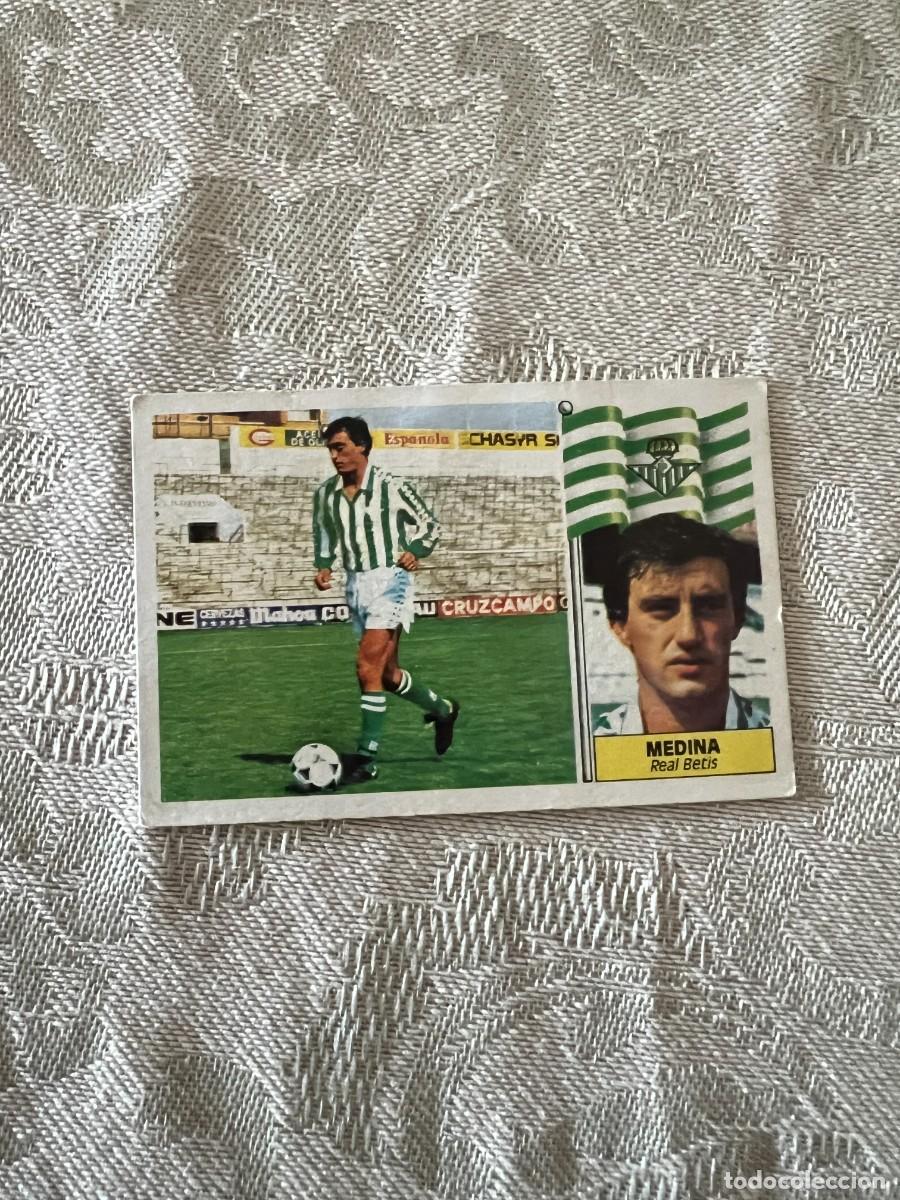 Cromos de F&uacute;tbol: MEDINA REAL BETIS BALOMPIE COLOCA 1986-87 EDICIONES ESTE 86-87