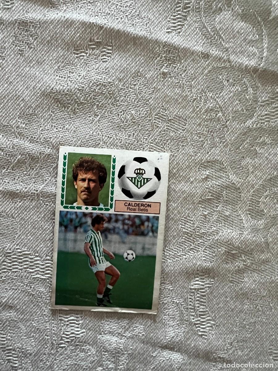 Figurine di Calcio: CALDER&Oacute;N FICHAJE N&ordm;28 VERSI&Oacute;N 2&ordf; SIN PEGAR LIGA ESTE 83-84