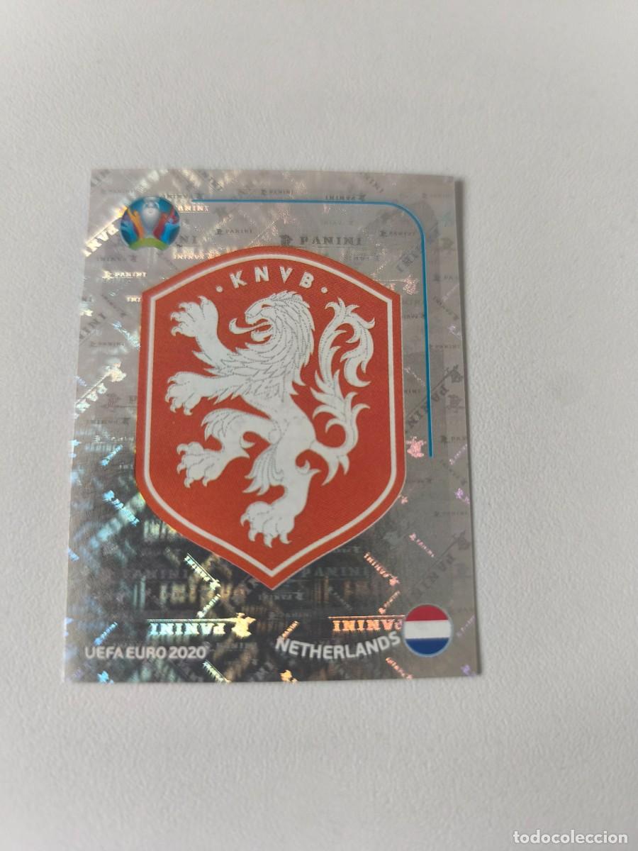 Cromos de F&uacute;tbol: UEFA EURO 2020 PREVIEW EUROCOPA PANINI ESCUDO HOLANDA 1 NED CRM2