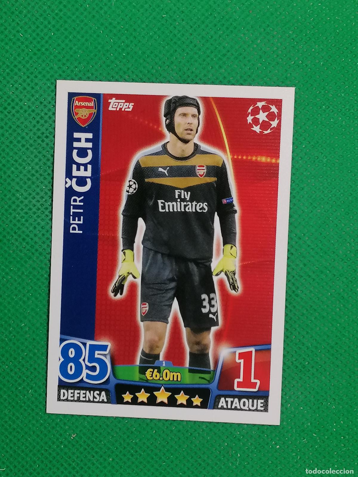 Fu&szlig;ball-Sticker: 1 PETR CECH ARSENAL ⚽ TOPPS MATCH ATTAX CHAMPIONS 2015 2016 15 16 ⚽