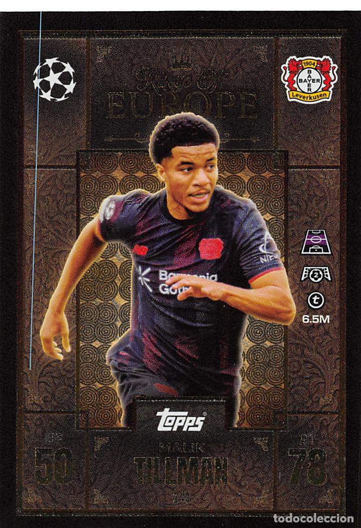 Cromos de Futebol: TOPPS MATCH ATTAX CHAMPIONS 25/26 2025/2026 #240 TILMAN (BAYER 04 LEVERKUSEN) KINGS OF EUROPE