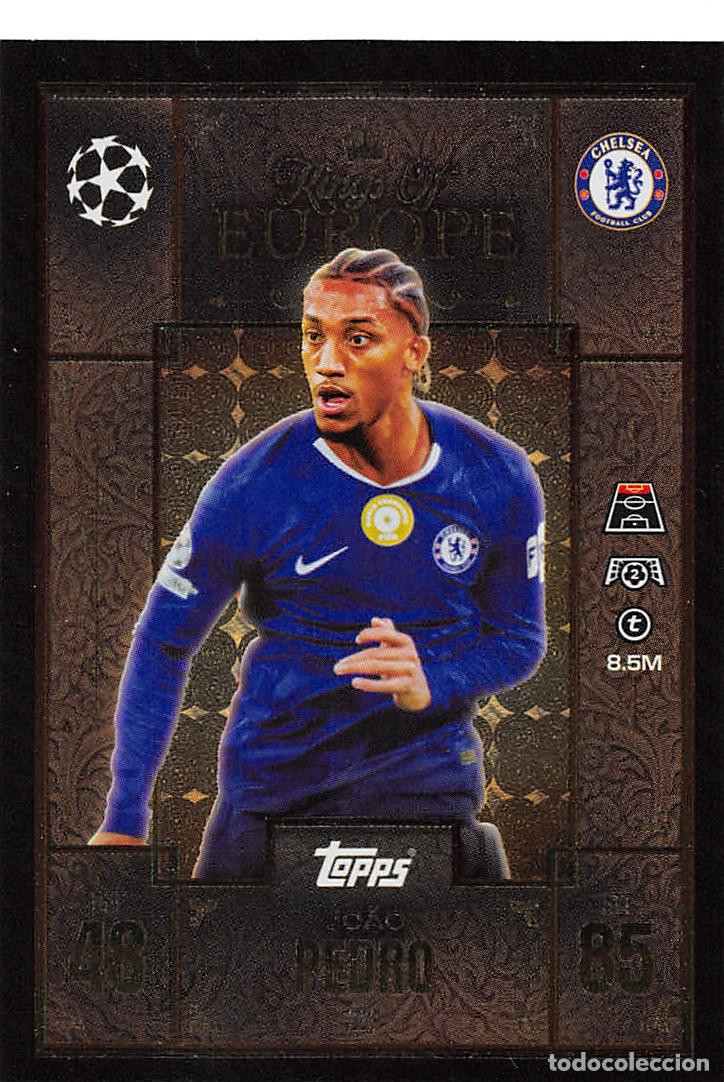 Cromos de F&uacute;tbol: TOPPS MATCH ATTAX CHAMPIONS 25/26 2025/2026 #229 JOAO PEDRO (CHELSEA FC) KINGS OF EUROPE