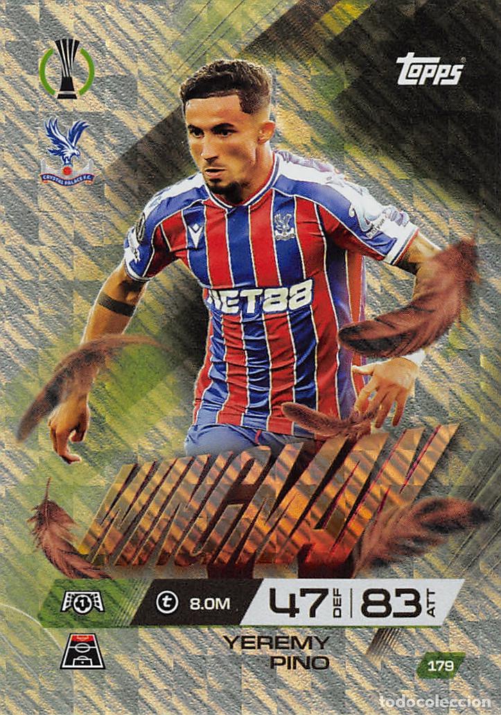 Cromos de F&uacute;tbol: TOPPS MATCH ATTAX CHAMPIONS 25/26 2025/2026 #179 YEREMY PINO (CRYSTAL PALACE) WINGMAN